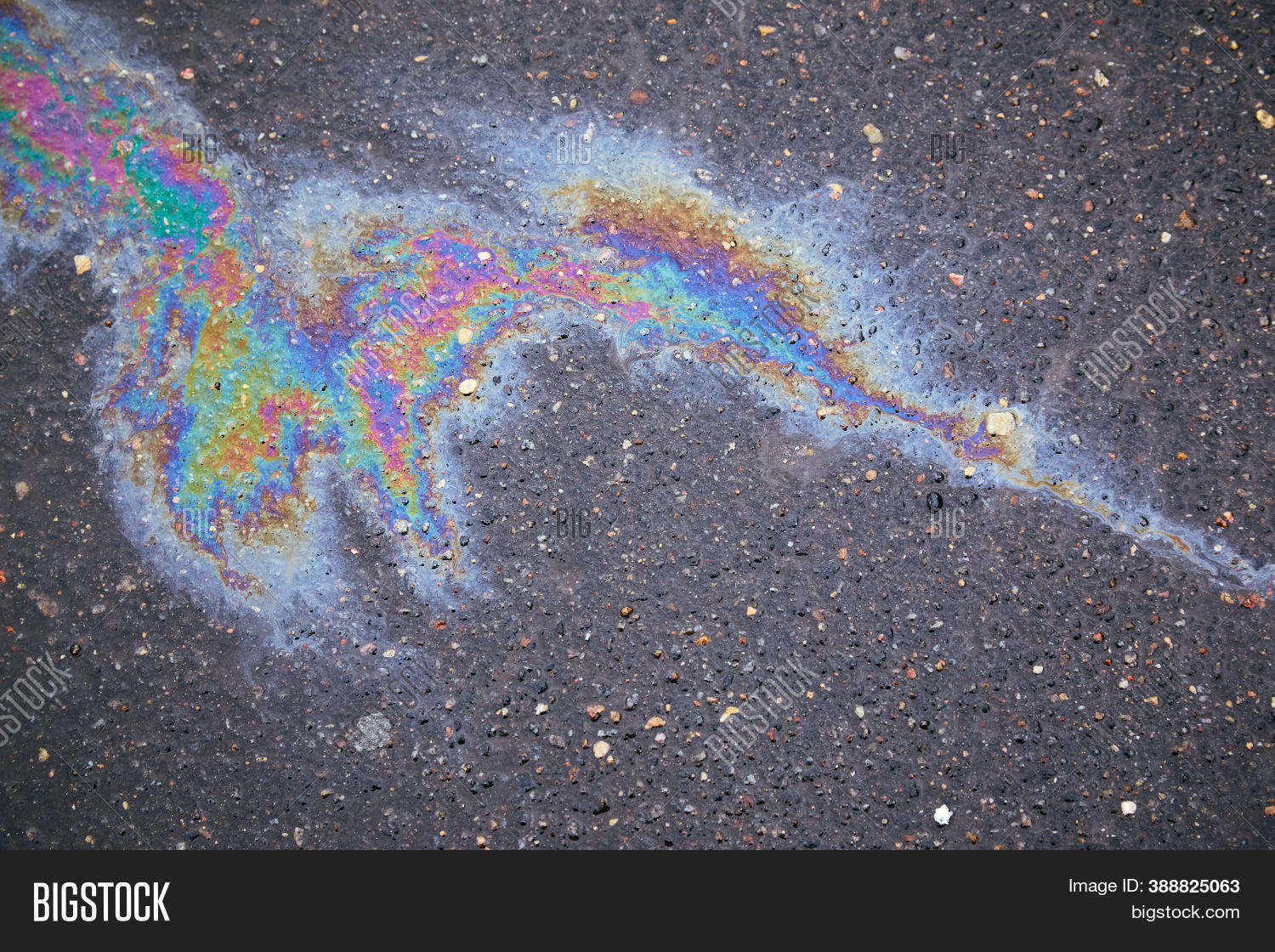 Oil Stain On Asphalt, Image & Photo (Free Trial) | Bigstock