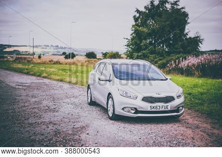 Auchterarder, Scotland - 20 July 2020: Kia Cee'd Sw