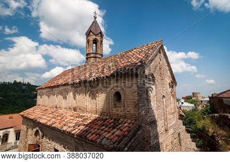 St. Georges Cathedral Is A Landmark In Sighnaghi.