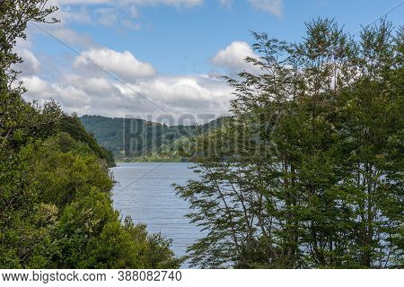 Tinquilco Lake In Huerquehue National Park, Pucon, Chile