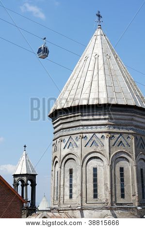Dome af vigtigste armenske katedralen i Surb Gevork i Tbilisi