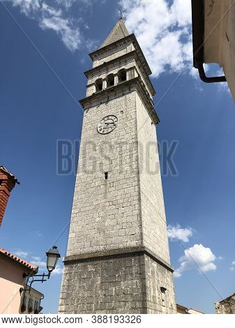 The Bell Tower Of The Parish Church Of The Annunciation Of The Blessed Virgin Mary, Pican - Istria, 