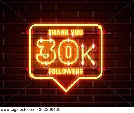 Thank You Followers Peoples, 30k Online Social Group, Happy Banner Celebrate