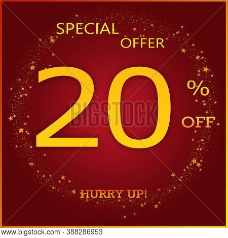 Special Offer 99% Off Hurry Up - Luxury Gold Yellow Text On Brown Background For Christmas & New Yea