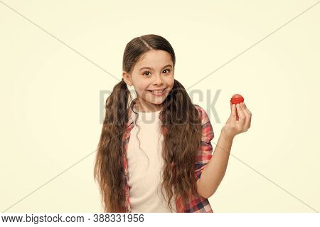 Lip Balm For Smooth Lips. Happy Child Hold Lip Balm. Lip Makeup. Natural Lip Care Products. Beauty A