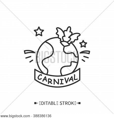 Worldwide Famous Carnival. Brazilian Carnival, Amplitudinous Celebration. Event Tourism. Samba Danci
