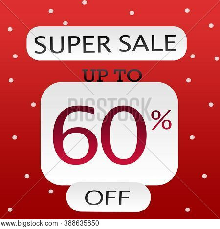 Creative Special Offer Discount Banner With 40% Off Hurry Up Text Design On Blue Red Triangle Label 