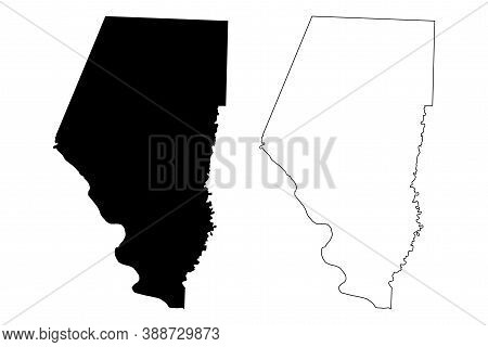Boone County, Missouri (u.s. County, United States Of America, Usa, U.s., Us) Map Vector Illustratio