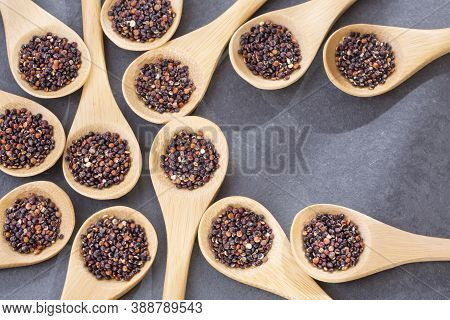 Black Quinoa Seeds - Chenopodium Petiolare. Healthy Food