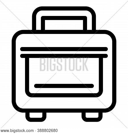 Case Laptop Bag Icon. Outline Case Laptop Bag Vector Icon For Web Design Isolated On White Backgroun