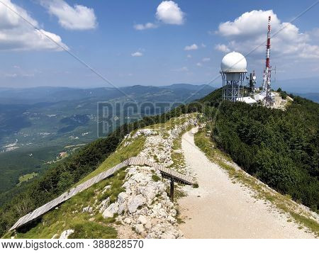 Radio And Television Transmitter Ucka Or A Repeater At The Top Of Ucka - Ucka Nature Park, Croatia