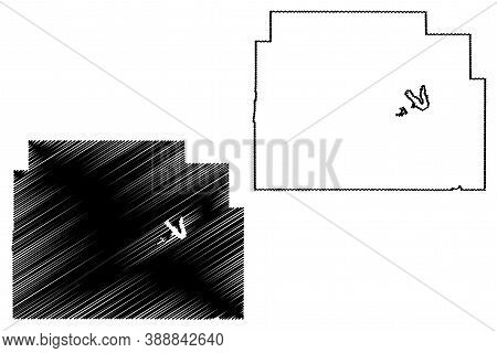 Morris County, Kansas (u.s. County, United States Of America, Usa, U.s., Us) Map Vector Illustration