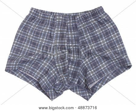 Male underwear isolated on the white
