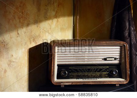Old vintage radio