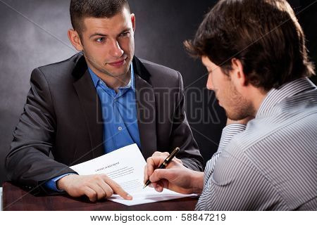 Dishonest Businessman