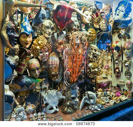 Carnival Masks And Attributes