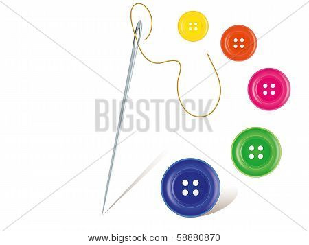 Needle With Buttons