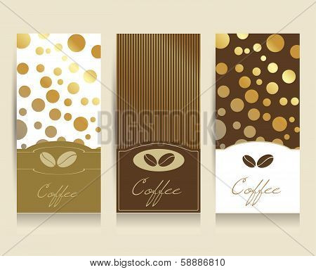 Coffe menu card flyer. Vector background illustration..