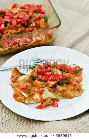 Kylling Enchiladas