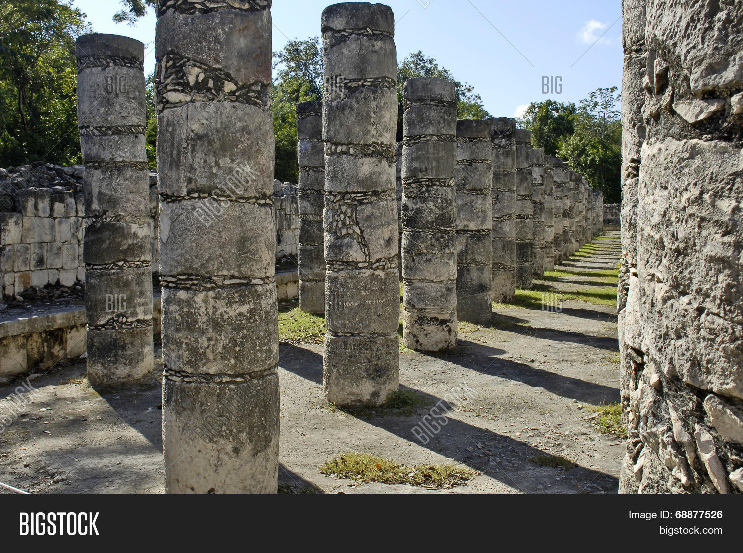 Ancient Pillars Built Image & Photo (Free Trial) Bigstock