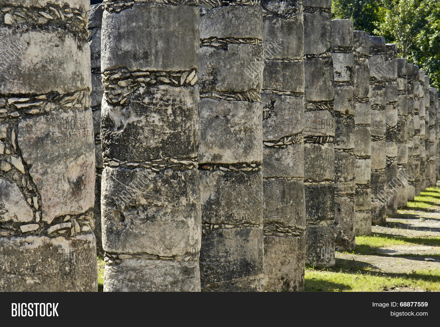 Ancient Pillars Built Image & Photo (Free Trial) Bigstock