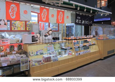 Omicho Japanese local market Kanazawa