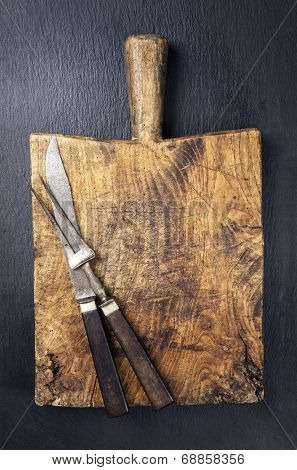 antique chopping board