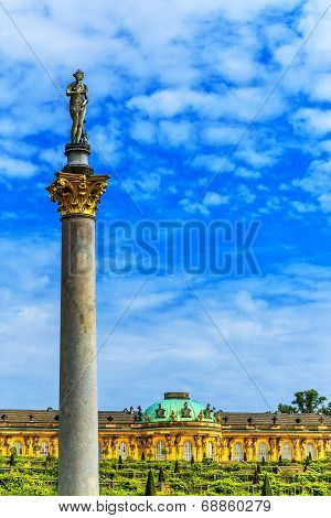 German castle Sanssouci, Potsdam, near Berlin