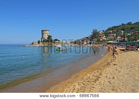 Torre Del Campese, Giglio Island, Tuscany, Italy