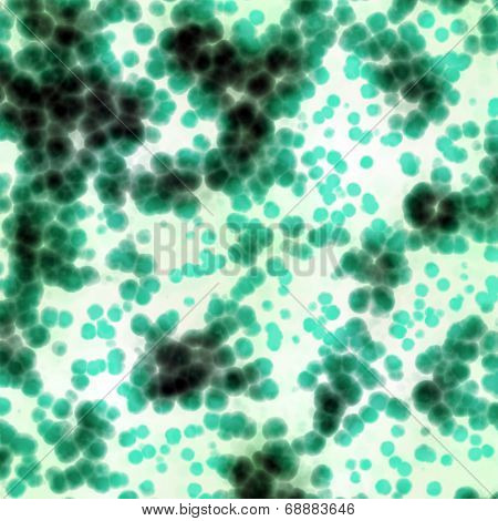 Bacteria cells close up medical background