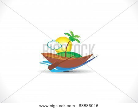 Abstract Travel Icon