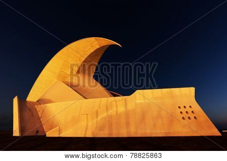Auditorium in Tenerife in Canary Islands, Spain, Europe 