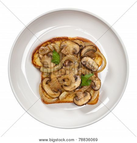 Mushrooms on toast