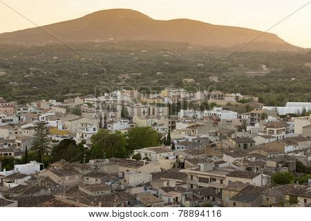 Scenery Of Majorca Island's Town Arta