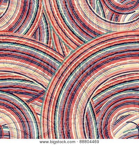 Abstract Striped Seamless Pattern