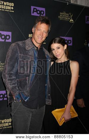 LOS ANGELES - April 21:  Matthew Ashford, Kate Mansi at the  2015 Daytime EMMY Awards Kick-off Party at the Hollywood Museum on April 21, 2015 in Hollywood, CA