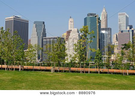 New Yorkin taivaanrantaa