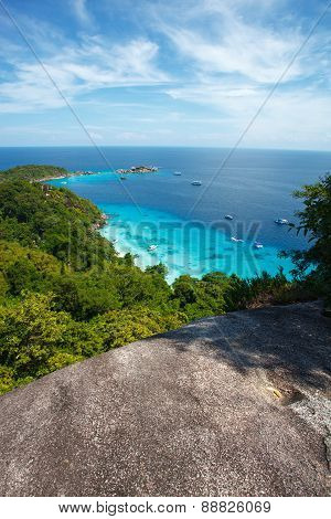beach of Similan Koh Miang island in national park