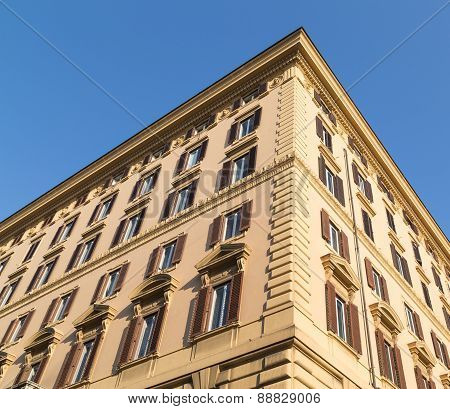 Typical Buildings In Rome