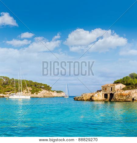 Majorca sAmarador beach Amarador in Mondrago Mondragon Natural Park of Mallorca Balearic Island
