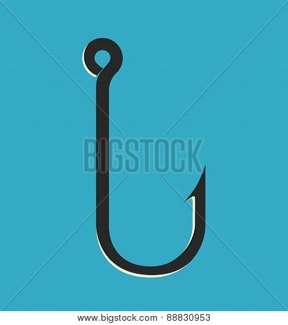 Vector Fishing Hook