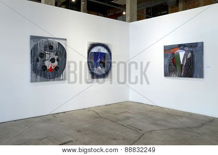 Abstract Painting in gallery