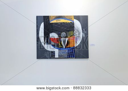 Abstract Painting in gallery