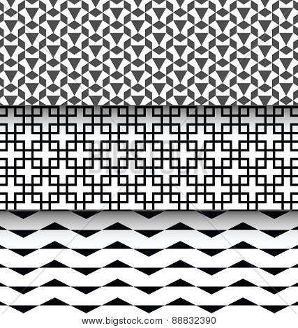 Seamless Patterns In The Set.