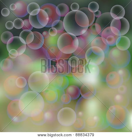 Background, Soap Bubbles
