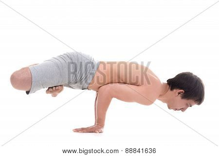 Lotus-peacock Pose