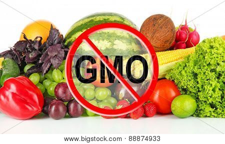 Fresh vegetables and fruits without gmo