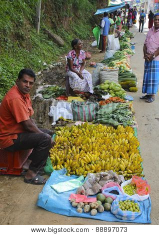 Banana Vendor, Sri Lanka