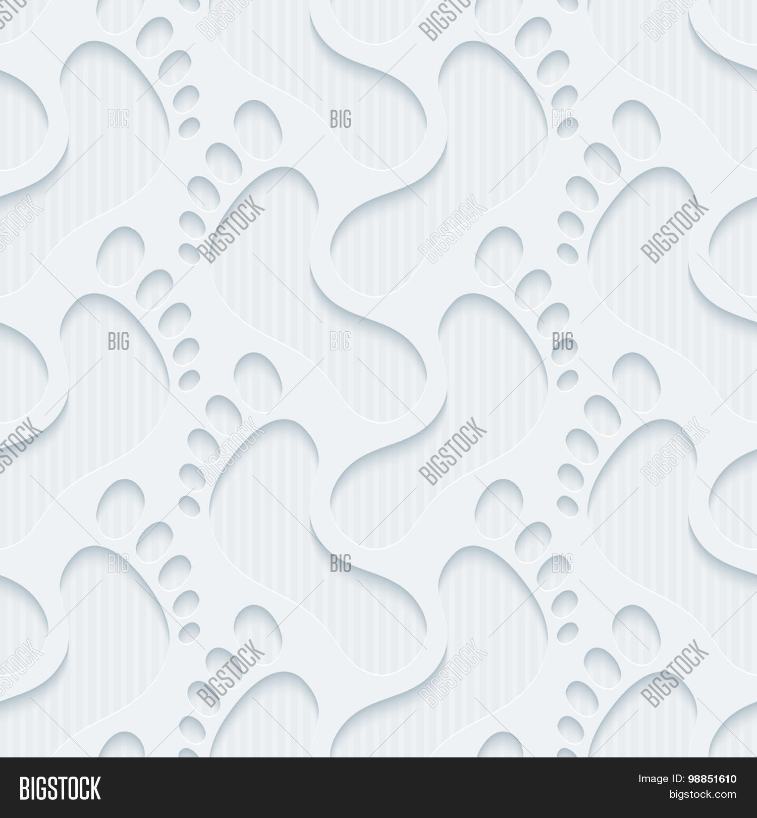 Footprints Wallpaper Vector & Photo (Free Trial) | Bigstock