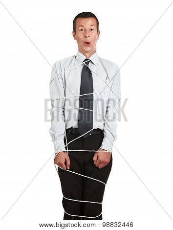 Tied Businessman